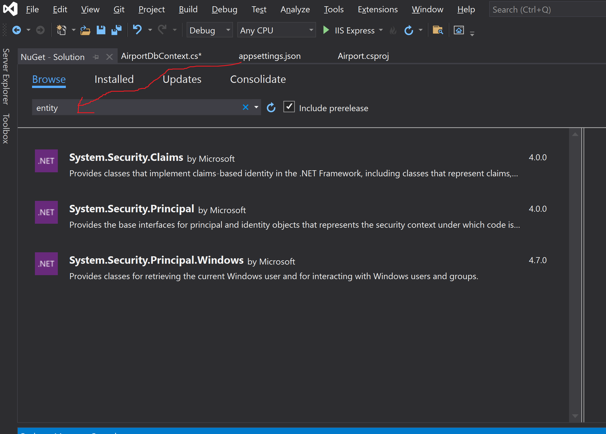 Visual Studio 找不到物體框架