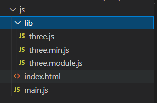 Threejs 場景在我的專案中不起作用/三個未定義