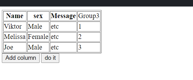 如何洗掉帶有動態標題 <th> 名稱的 HTML 列