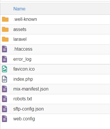 Laravel 站點無法在實時服務器中運行