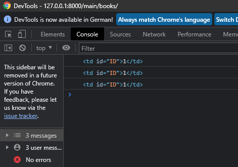 從 tablerow 中通過純 JS 獲取 element.innerHTML//<tr onClick(myFunction>