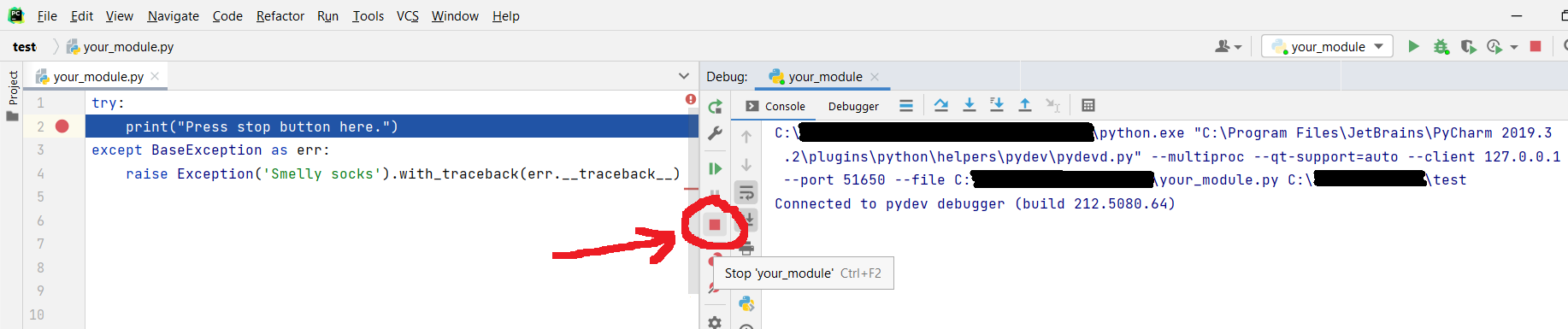 在 Python 中捕獲 PyCharm 停止信號