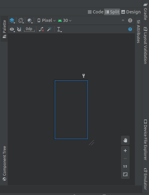 Android Studio 不顯示布局預覽（也不會發生錯誤）