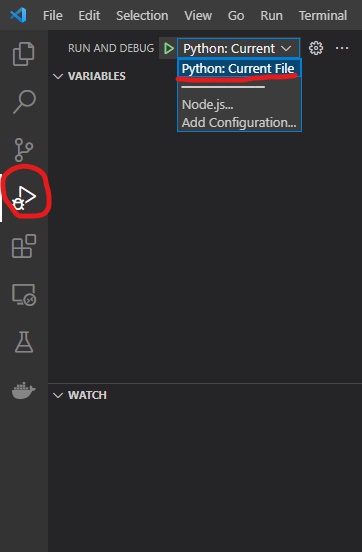 使用 Visual Studio 代碼中的運行按鈕運行 Django 服務器