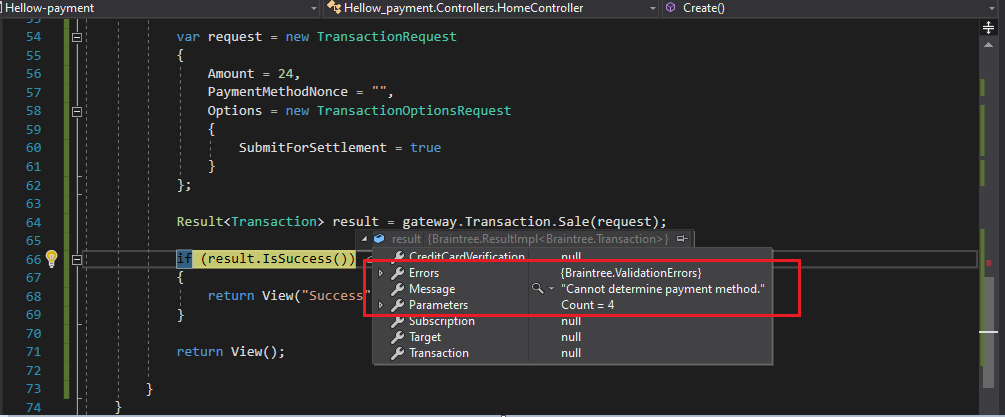 無法在asp.net core中確定付款方式