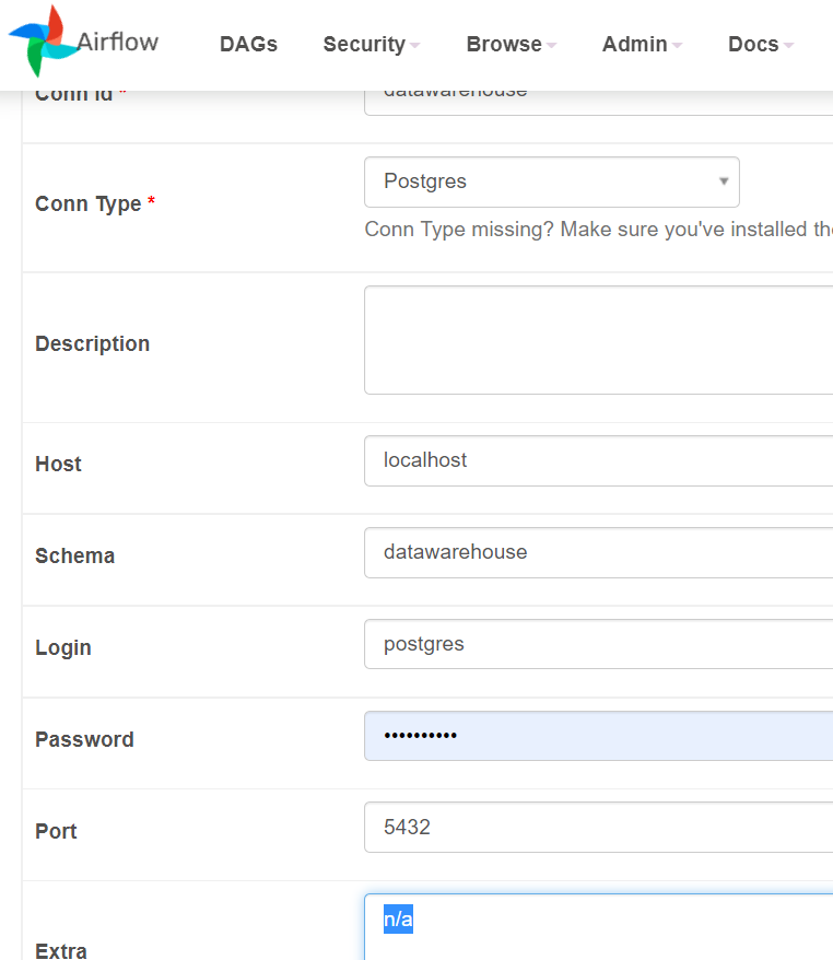 使用 Docker 連接到本地主機 PostgreSQL 的氣流