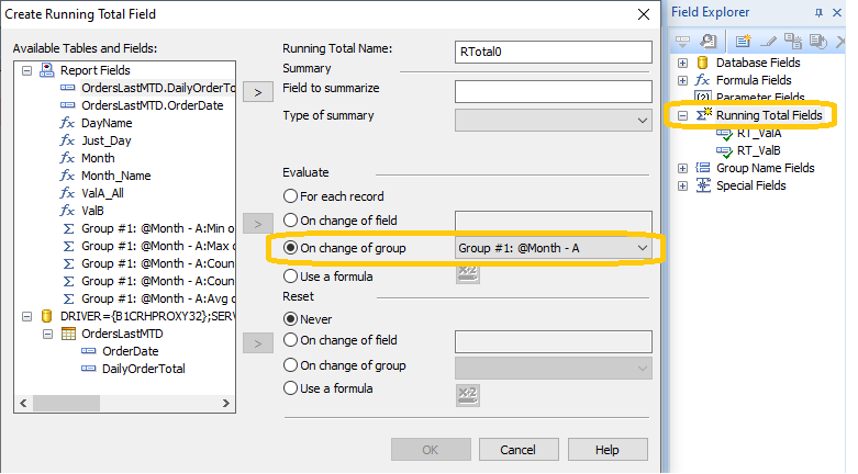 SAP Crystal Report 標題和詳細級別折扣