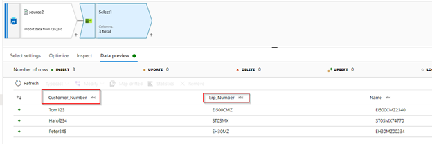 Azure 資料工廠從 csv 檔案的列名中洗掉空格