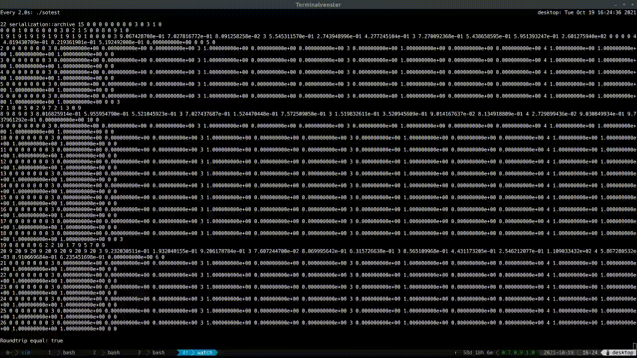提升指標 std::vector 的序列化。錯誤：“未注冊的類 - 未注冊或匯出派生類”