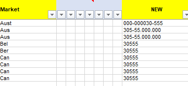 無法識別 VBA 格式編號