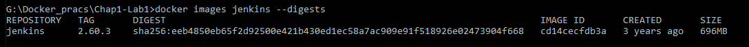 Docker Hub 上的 Jenkins docker 鏡像摘要與本地鏡像不匹配