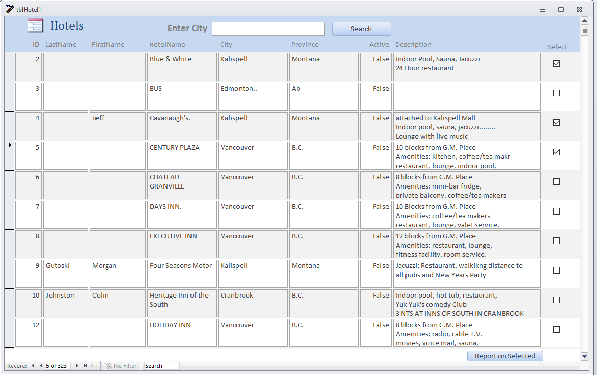 MS Access SQL：帶復選框的選擇串列的左連接