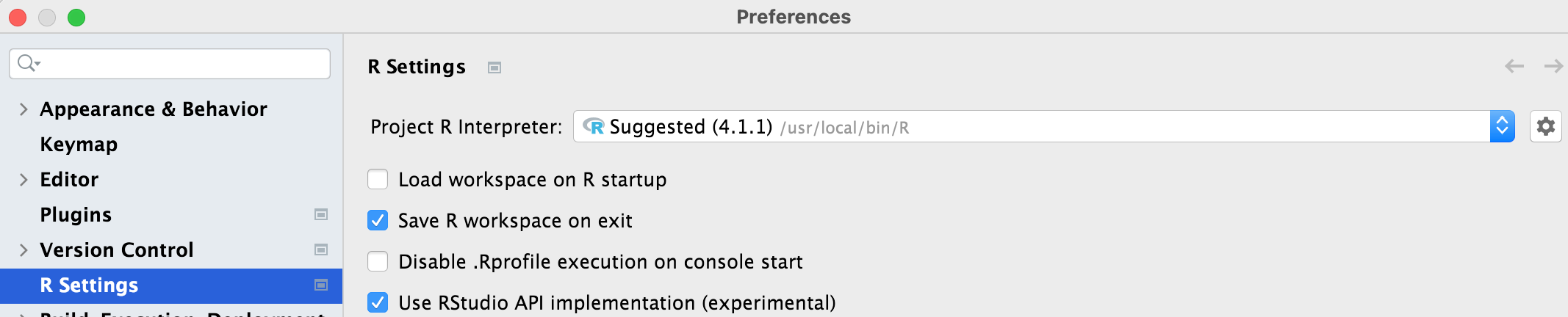 Intellij中的“在指定可行的R interpeter路徑之前無法運行控制臺”