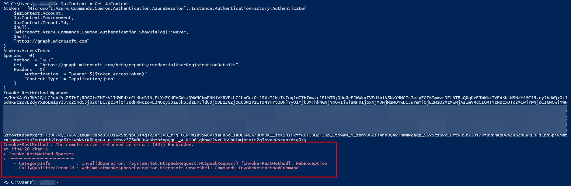 通過 PowerShell 訪問 MS Graph API 的權限