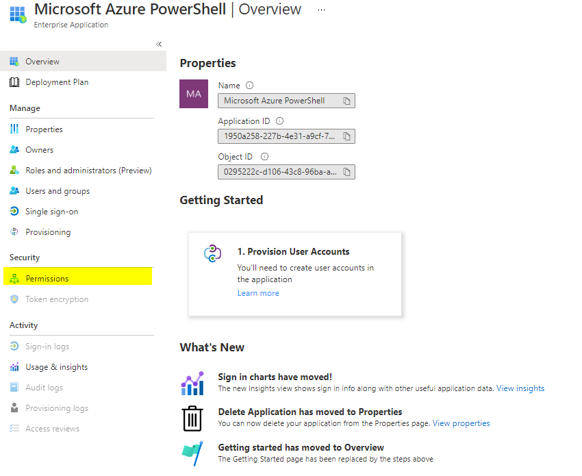 通過 PowerShell 訪問 MS Graph API 的權限