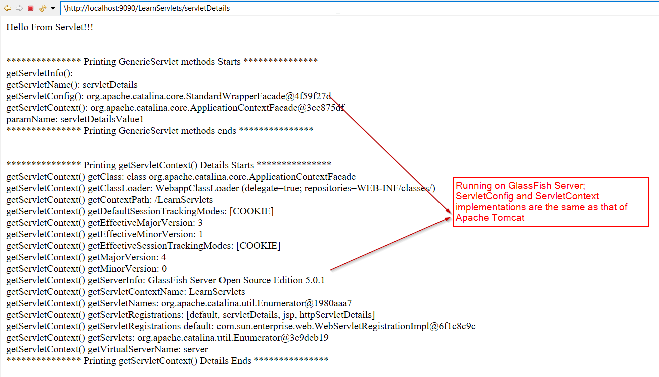 GlassFish servlet 容器是否使用該 catalina？