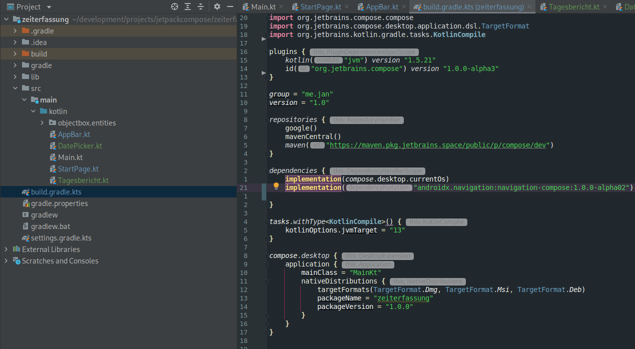 使用 Gradle Kotlin DSL 安裝依賴項不起作用