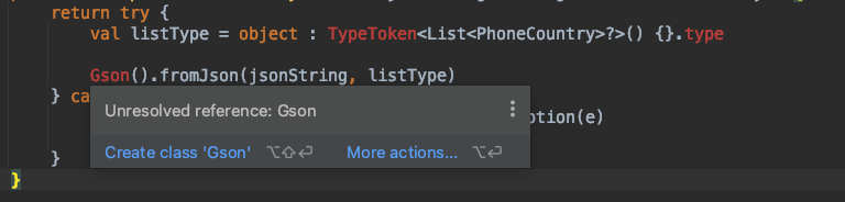 Android Studio 顯示 Unresolved reference: Gson 即使我在 gradle 中有它并且它可以作業