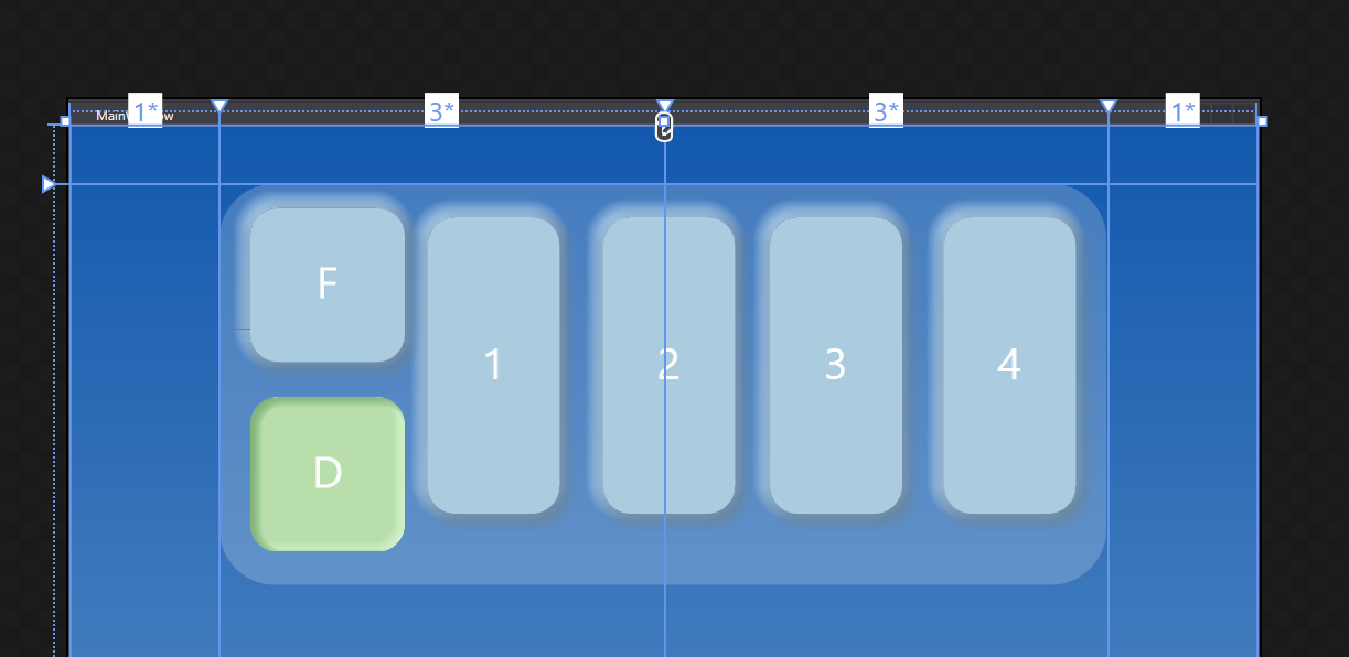 WPF .net - 縮放時按鈕看起來不同