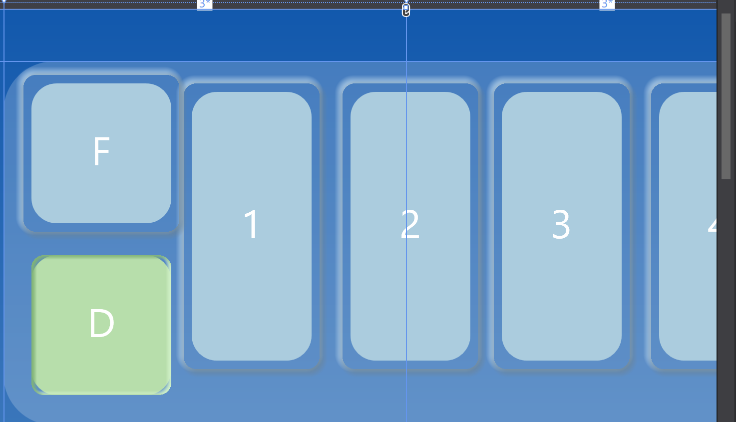 WPF .net - 縮放時按鈕看起來不同