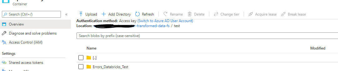 如何從 Azure 資料存盤容器獲取檔案夾 ID？