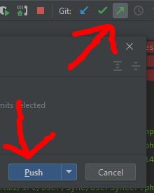 PhpStorm：無法再使用推送視窗推送（登錄 GitHub）