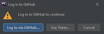 PhpStorm：無法再使用推送視窗推送（登錄 GitHub）