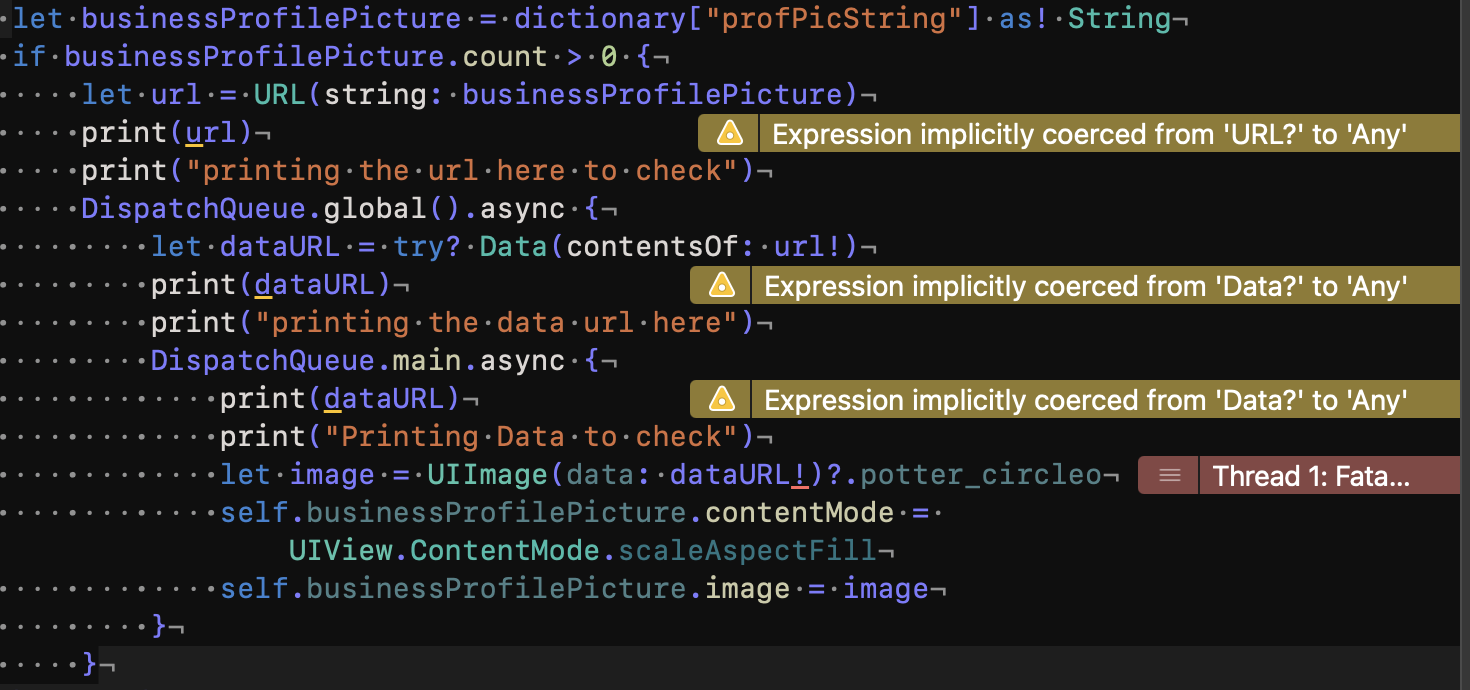 Swift UIImageView Firebase DispatchQueue