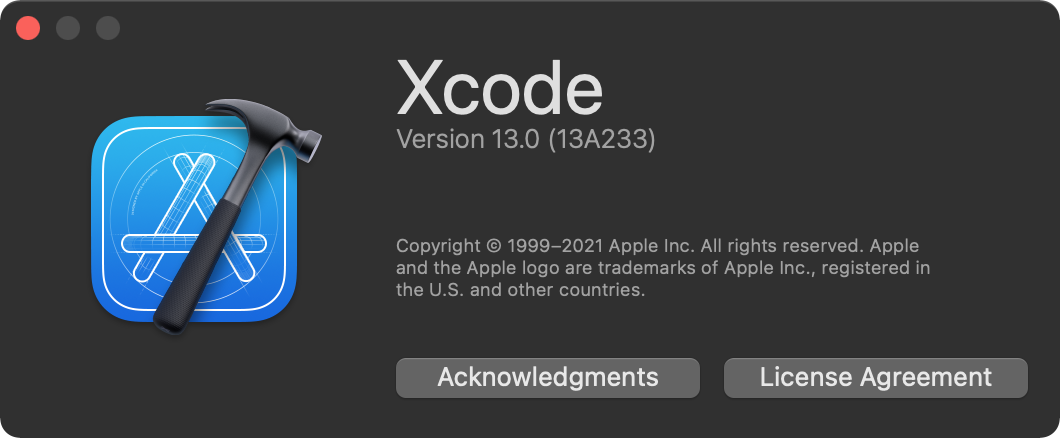 Xcode 13 缺少產品檔案夾,Finder 選單中的“顯示構建檔案夾”在哪里