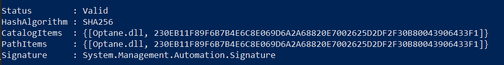 Windows 中 MakeCat 的 SHA256 與預期的 SHA256 不同
