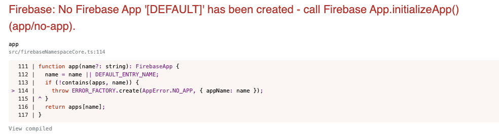 如何在 React JS 中正確匯入 firebase 模塊以 initializeApp