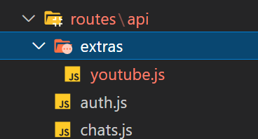 如何從 Express Server 中的不同檔案夾加載 API Endpoints？