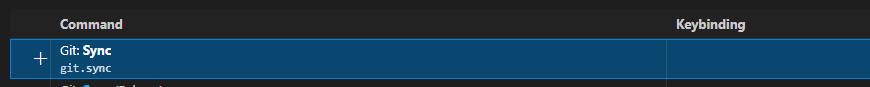 用于同步更改的 VSCode 快捷方式