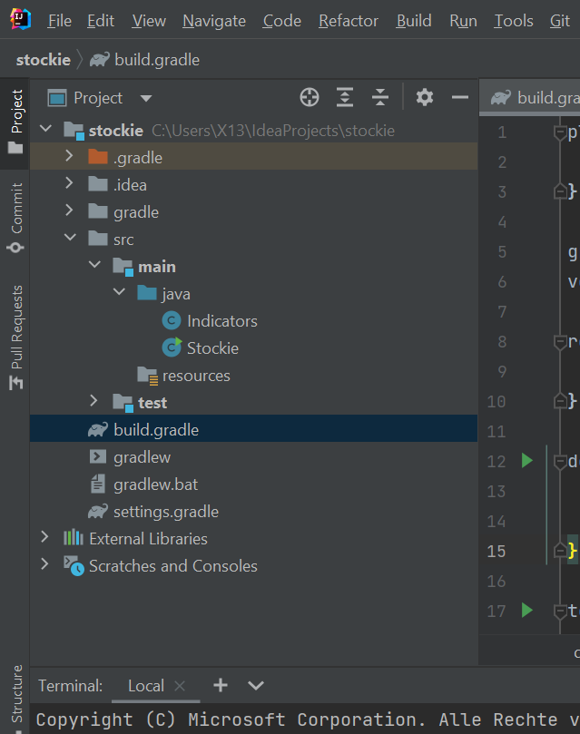 一個 gradle 專案中的多個專案