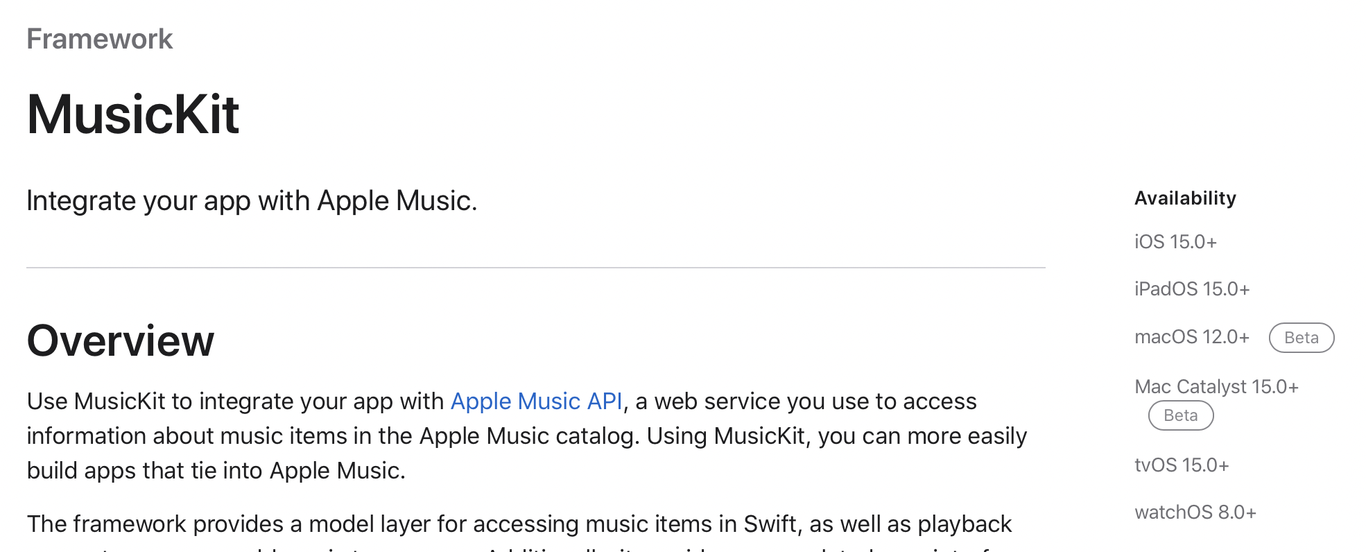 MacOS 的 MusicKit 匯入