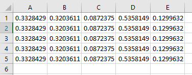 為什么我的亂數在 Excel 中沒有相應改變？
