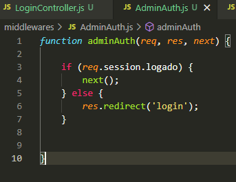 在 node.js 和 MVC 路由中使用中間件