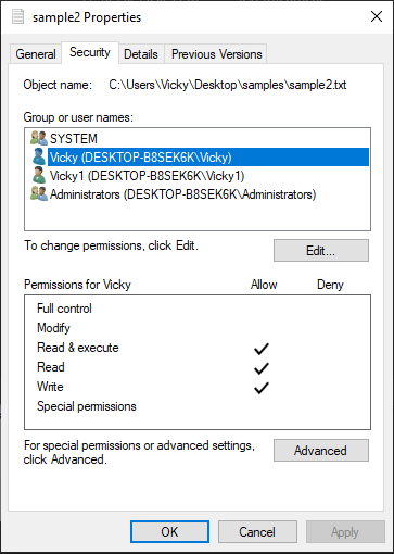 使用 C   和 api 在 Windows 中獲取檔案權限的確切方法