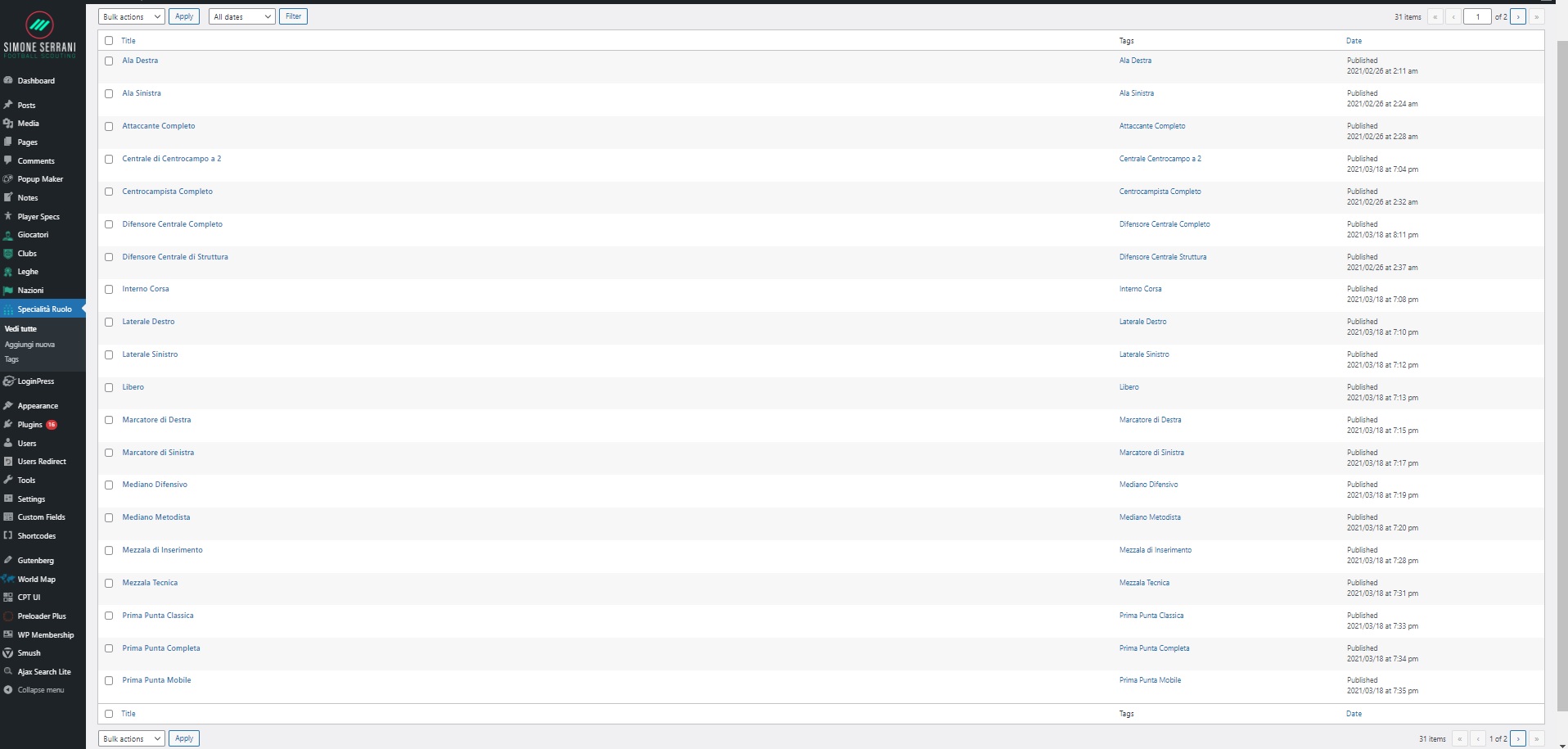 WordPress WP_Query 僅顯示總帖子的一部分