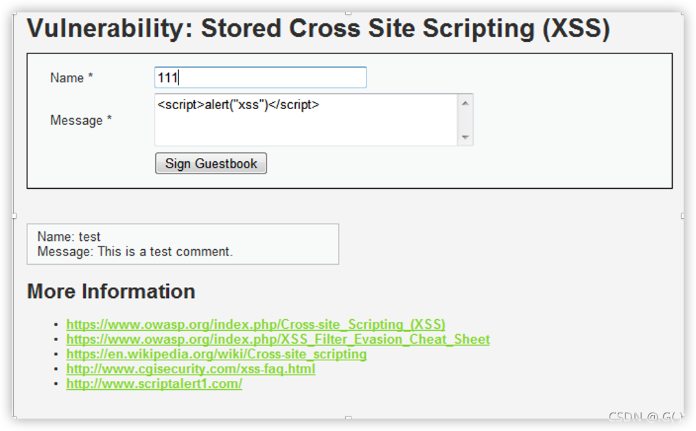 xss