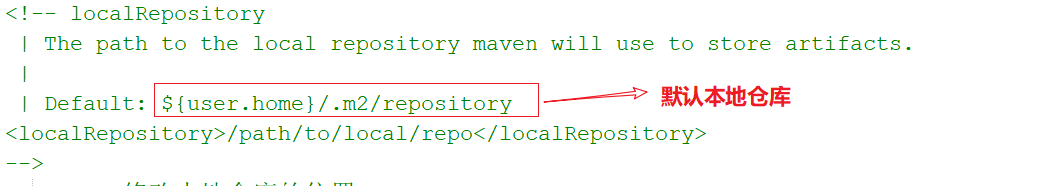 配置位置：maven安裝目錄中---->conf---->settings.xml
