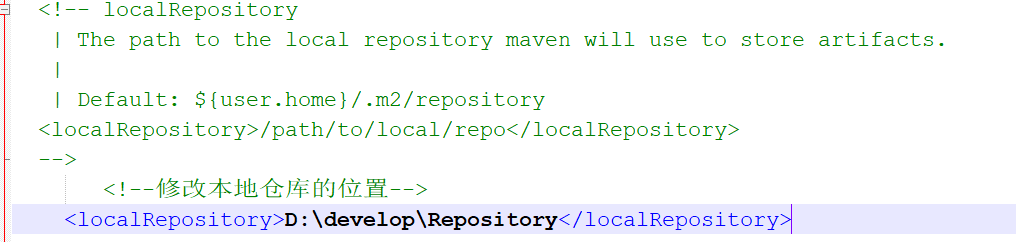 配置位置：maven安裝目錄中---->conf---->settings.xml