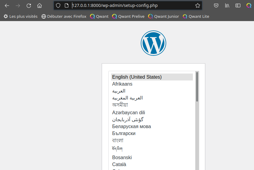 我無法在 docker wordpress 安裝中升級我的 PHP 版本