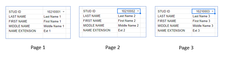 Google Sheets 一鍵列印所有 ID