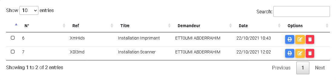 For 回圈表內容中的洗掉按鈕