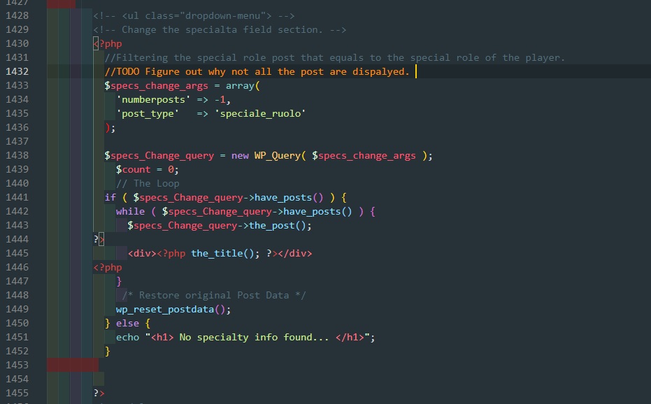 WordPress WP_Query 僅顯示總帖子的一部分