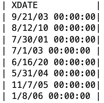 時間戳中的 m/d/y 日期。如何在mysql中轉換為dd-mm-yyyy
