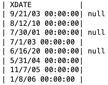 時間戳中的 m/d/y 日期。如何在mysql中轉換為dd-mm-yyyy