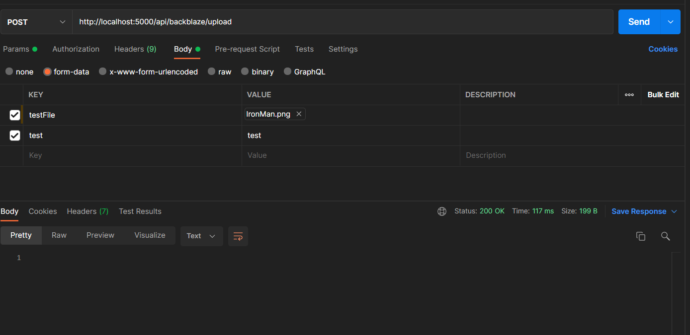 Node.js - 如何將影像上傳到 Backblaze b2？