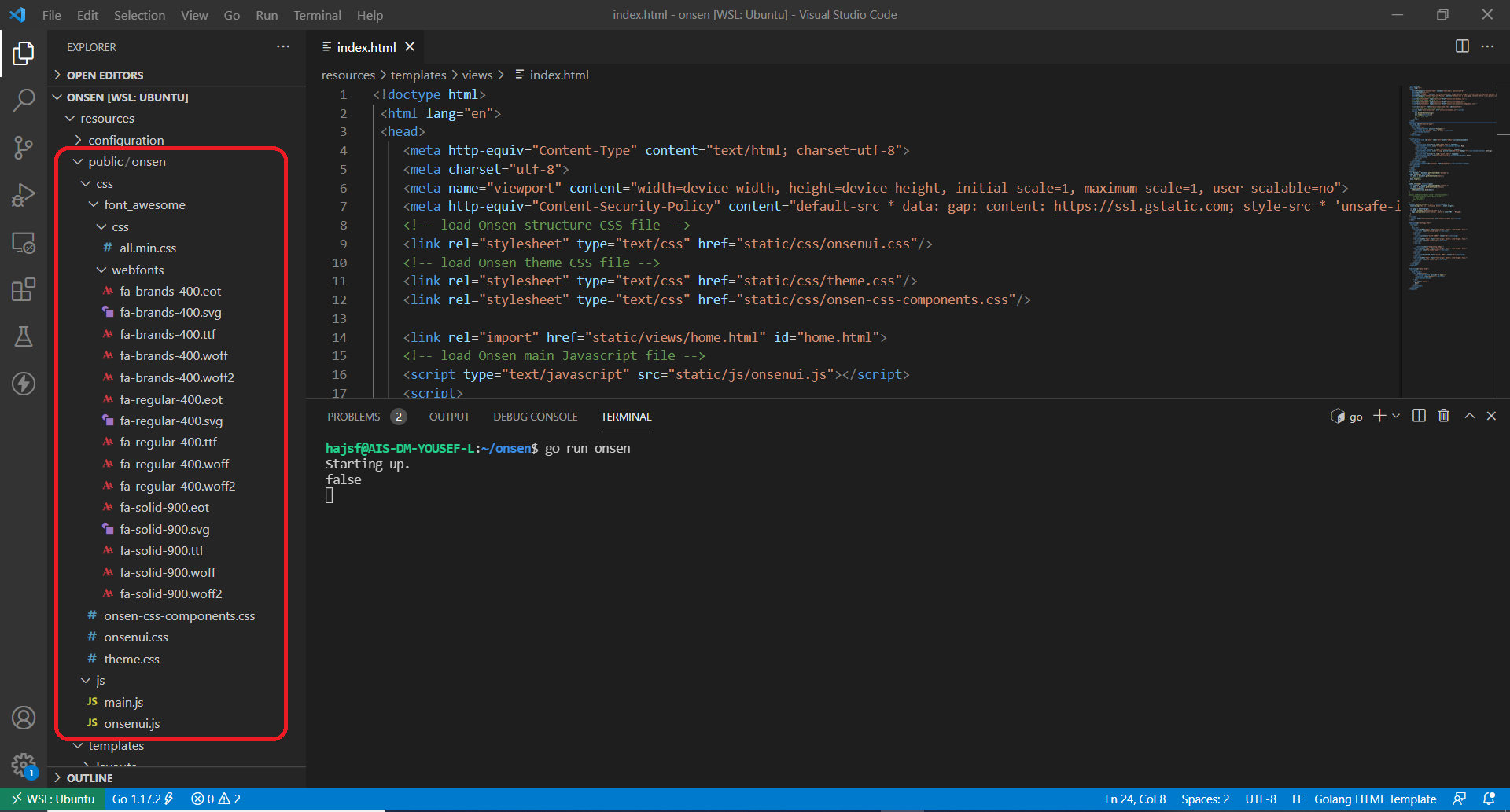 無法呼叫嵌入的 css/js 檔案